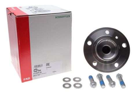 Комплект підшипника маточини колеса MERCEDES-BENZ B-CLASS, MERCEDES-BENZ A-CLASS, FAG (713667930)