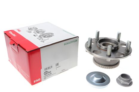 Комплект подшипника ступицы колеса HONDA CIVIC, FAG (713617890)