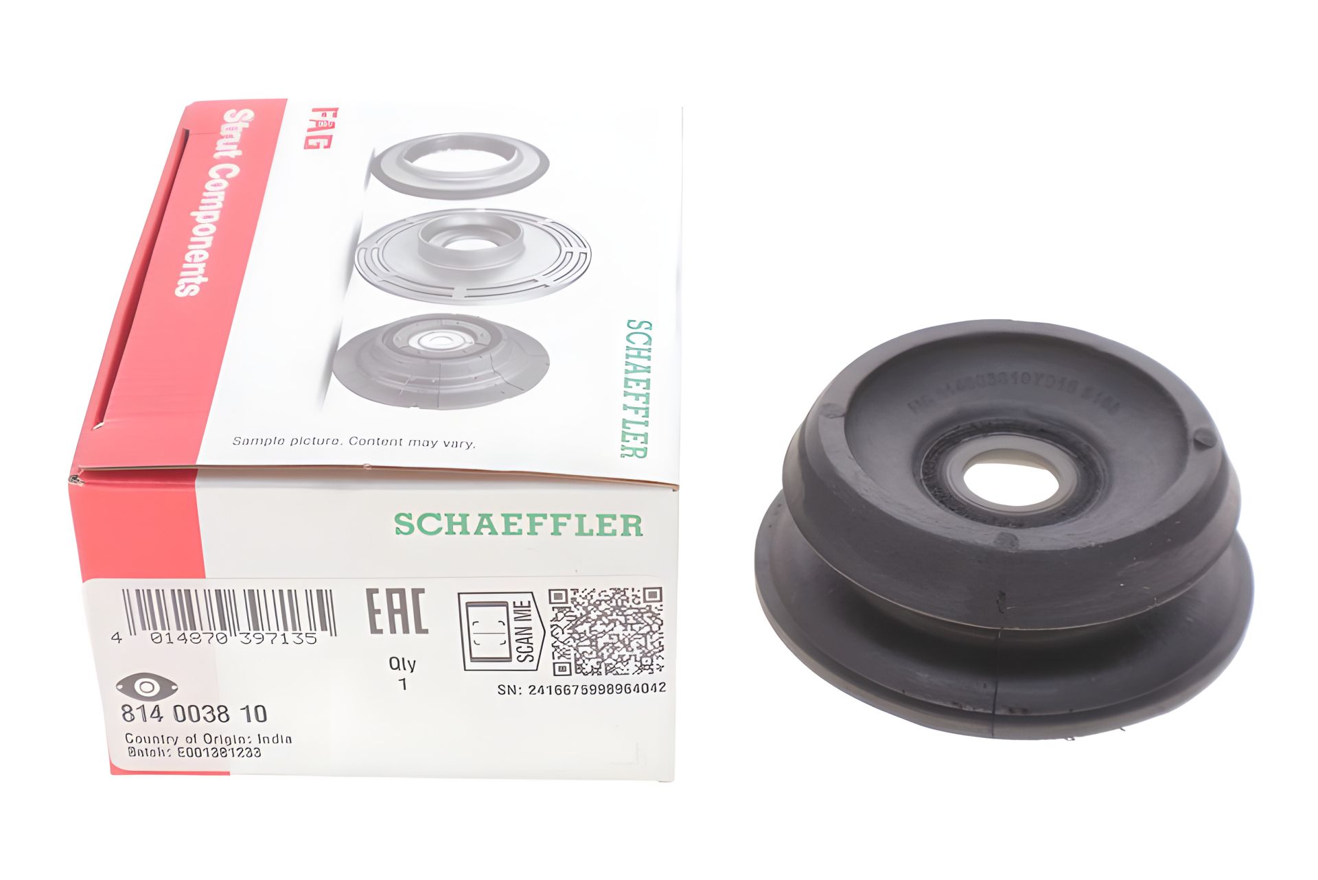 Опорный подшипник амортизатора VW PHAETON, MB SPRINTER, MB 190, FAG (814003810) Опорный подшипник амортизатора VW PHAETON, MB SPRINTER, MB 190, FAG (814003810)