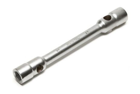 Ключ баллонный двусторонний 24х27 мм MASTERTOOL 73-0224