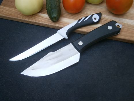 Шеф нож Sakuri Chef RT-261 фултанг 21 см + кухонный нож Tramontina 20 см