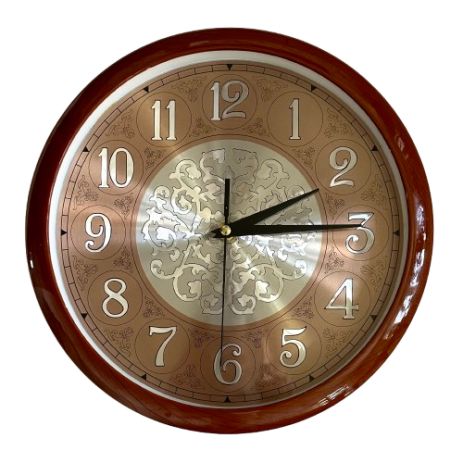 Настінний годинник Класика-57 Золото Круглий (28 см) Time