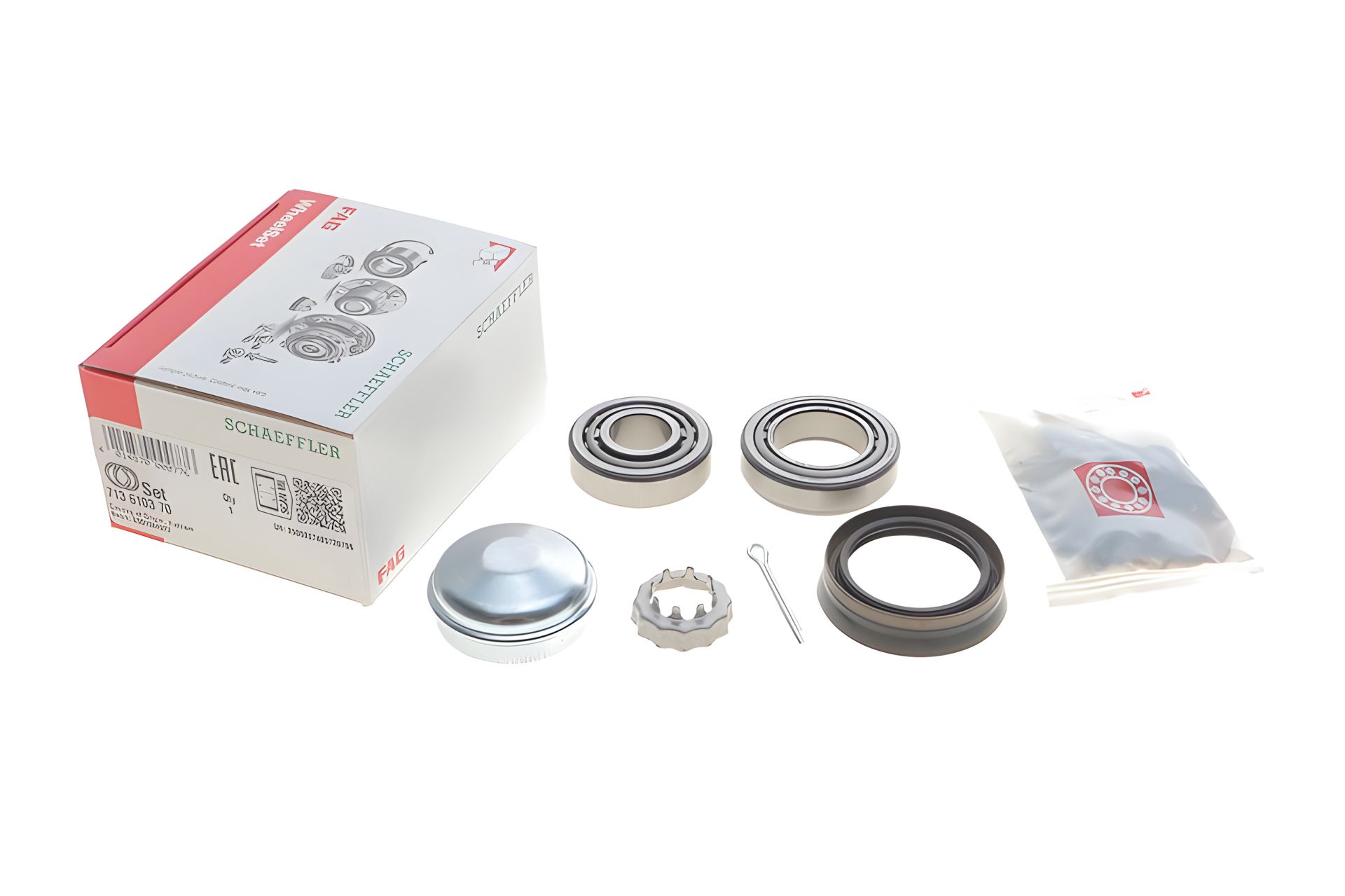 Підшипника маточини комплект VW CADDY, SEAT INCA, AUDI A4, FAG (713610370) Підшипника маточини комплект VW CADDY, SEAT INCA, AUDI A4, FAG (713610370)