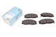 Комплект гальмівних колодок, дискове гальмо SSANGYONG ACTYON, HYUNDAI SANTA FE, BLUE PRINT (ADG04239)