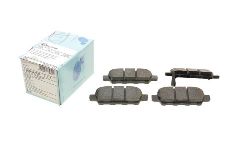Комплект тормозных колодок, дисковый тормоз RENAULT KOLEOS, NISSAN ROGUE, BLUE PRINT (ADN142137)