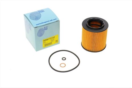 Фiльтр оливи BMW 3/5/6/7/X3/X5/X6 1.6-3.0 04.06-, BLUE PRINT (ADB112102)