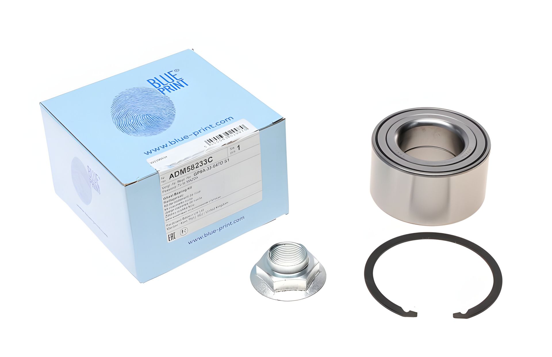 Комплект підшипника маточини MAZDA CX-7, MAZDA 6, MAZDA CX-9, BLUE PRINT (ADM58233C) Комплект підшипника маточини MAZDA CX-7, MAZDA 6, MAZDA CX-9, BLUE PRINT (ADM58233C)