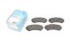 Комплект гальмівних колодок для ISUZU Axiom, Mitsubishi Pajero, Mitsubishi Grandis, Blue Print (ADC44261)