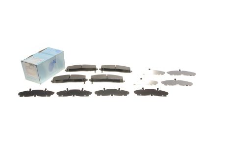 Комплект тормозных колодок для LANCIA VOYAGER, FIAT FREEMONT, JEEP WRANGLER, BLUE PRINT (ADA104268)