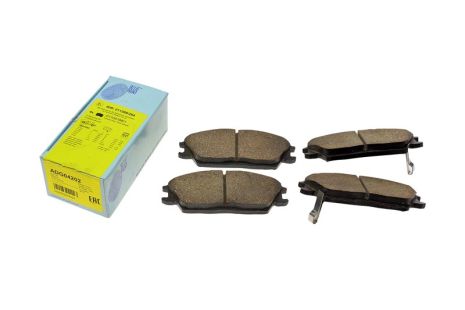 Комплект гальмівних колодок HYUNDAI ACCENT, HONDA ACCORD, HYUNDAI GETZ, BLUE PRINT (ADG04202)