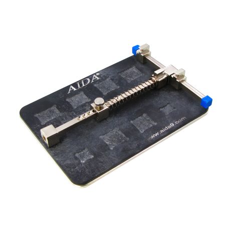 Тримач плат Aida A-1214 з високотемпературного композиту з гніздами під BGA мікросхеми (тримач на пружині) для зручності роботи Тримач плат Aida A-1214 з високотемпературного композиту з гніздами під BGA мікросхеми (тримач на пружині) для зручності роботи