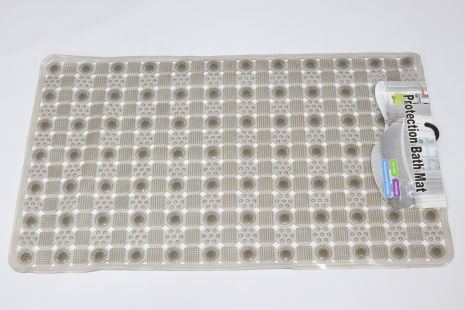 Анти -слабый коврик на дно большой большой ванной комнаты (78*47 см) коричневый Анти -слабый коврик на дно большой большой ванной комнаты (78*47 см) коричневый