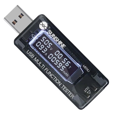 Багатофункціональний USB тестер Sunshine SS-302A, QC4.0, 4-20V, 3.3A
