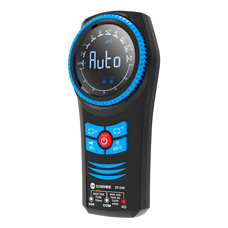 Цифровий мультиметр Sunshine DT-24R, АВТО режим, струм до 20A, NCV, Hold