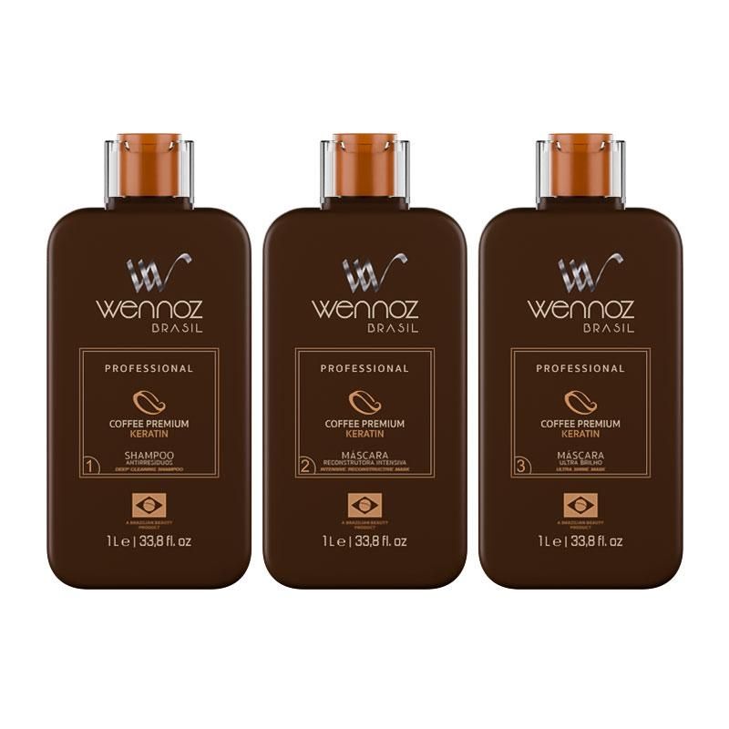 Набор кератина Wennoz Brasil Coffee Premium Keratin 3х50 г (разлив) Набор кератина Wennoz Brasil Coffee Premium Keratin 3х50 г (разлив)