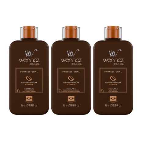 Набір кератину Wennoz Brasil (Honma Tokyo) Coffee Premium Keratin 3х50 г (розлив) Набір кератину Wennoz Brasil (Honma Tokyo) Coffee Premium Keratin 3х50 г (розлив)