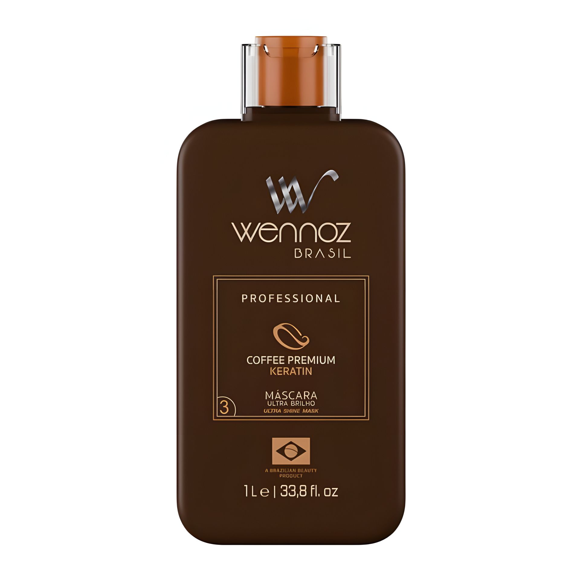 Финишная маска Wennoz Brasil Coffee Premium Ultra Shine, 1000 мл Финишная маска Wennoz Brasil Coffee Premium Ultra Shine, 1000 мл