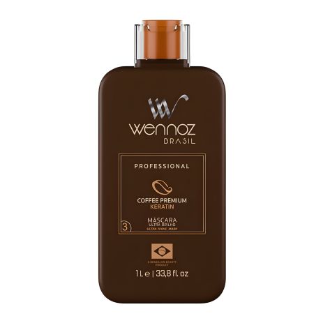 Финишная маска травяного кофе Wennoz Brasil Coffee Premium Ultra Shine Mask 100 г (разлив)
