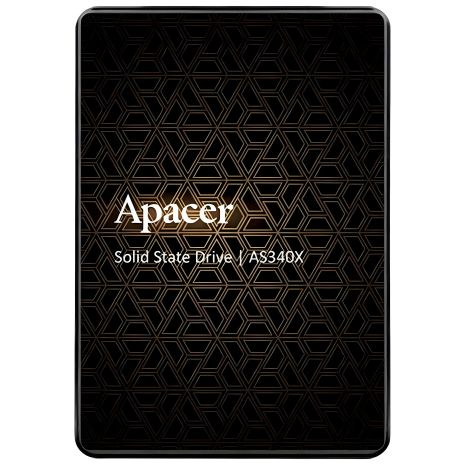 Apacer AS340X SSD 120GB 2.5" 7mm SATAIII 3D NAND Read/Write: 550/520 MB/sec Apacer AS340X SSD 120GB 2.5" 7mm SATAIII 3D NAND Read/Write: 550/520 MB/sec