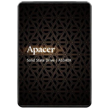 SSD Apacer AS340X, 120GB, 2.5", 7mm, SATAIII, 3D NAND, Read/Write: 550/520 MB/sec SSD Apacer AS340X, 120GB, 2.5", 7mm, SATAIII, 3D NAND, Read/Write: 550/520 MB/sec