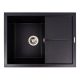 Гранітна мийка VALESO CRIPTA 6550, матова, чорна