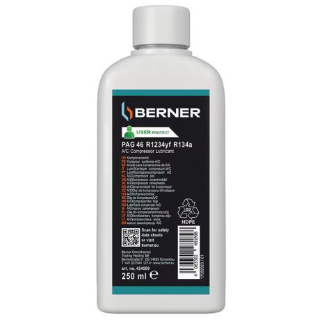 PAG-Олива 46 R1234yf / R134a Berner, 250 мл
