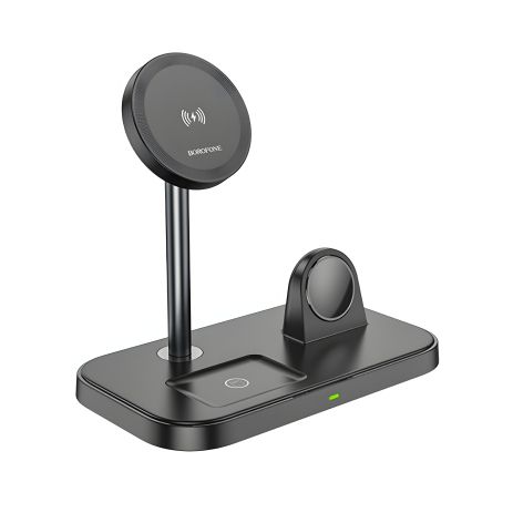 Зарядное устройство Borofone BQ29 3в1 беспроводное black
