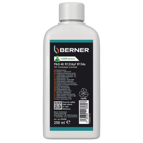 PAG-Олива 46 R1234yf / R134a Berner, 250 мл