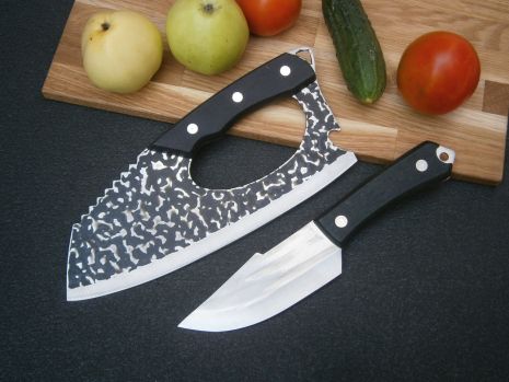 Ніж кухарський Sakuri Chef RT-261 фултанг 21 см + Ніж кухарський Sonmelony Chef Е-325 23 см