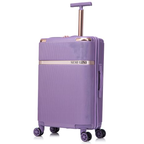 Фіолетова валіза Semi Line 28" (T5916-4) Фіолетова валіза Semi Line 28" (T5916-4)