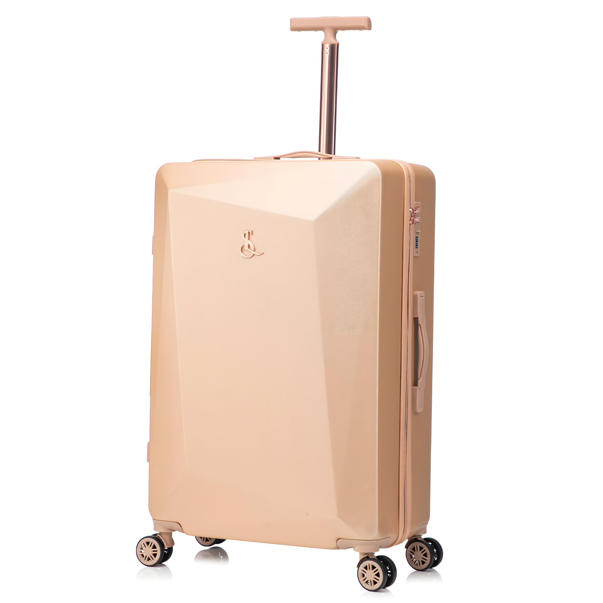 Велика валіза Semi Line 28" Golden (T5912-3) Велика валіза Semi Line 28" Golden (T5912-3)