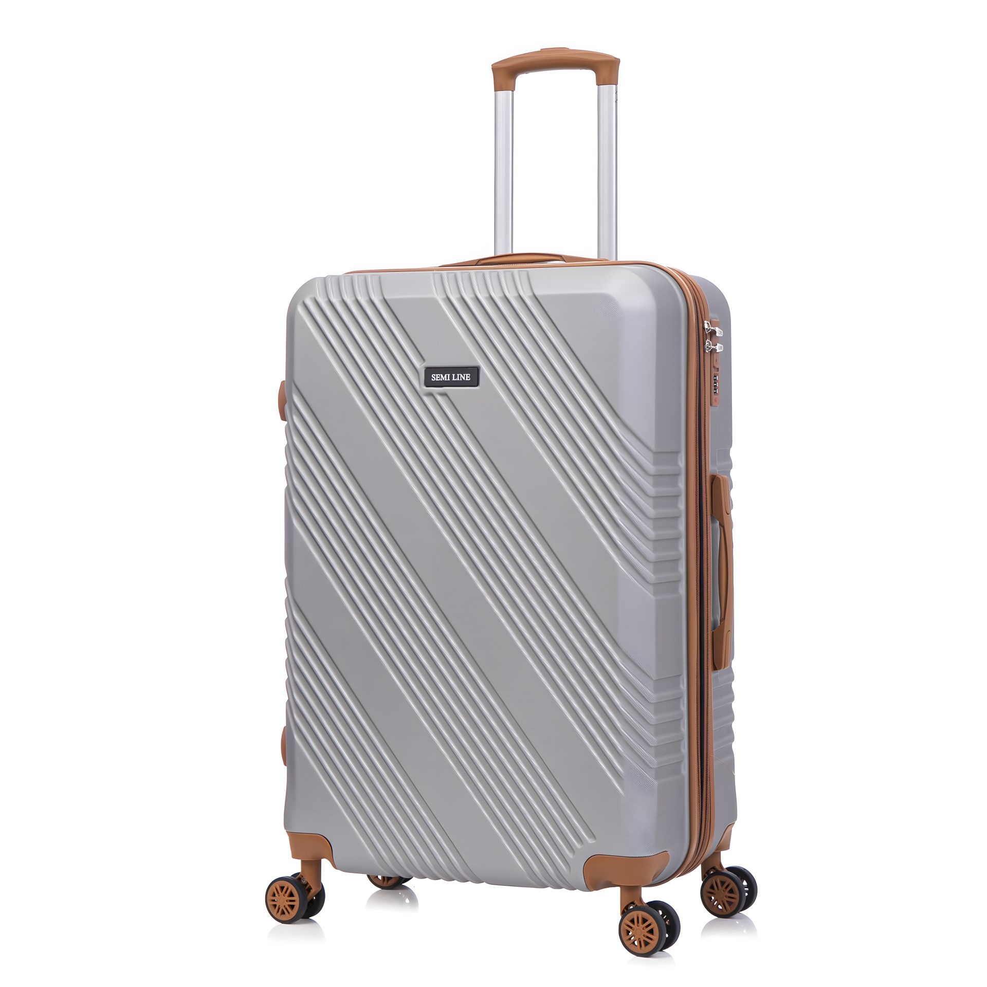 24" валіза Semi Line (M) Light Grey (T5849-2) 24" валіза Semi Line (M) Light Grey (T5849-2)