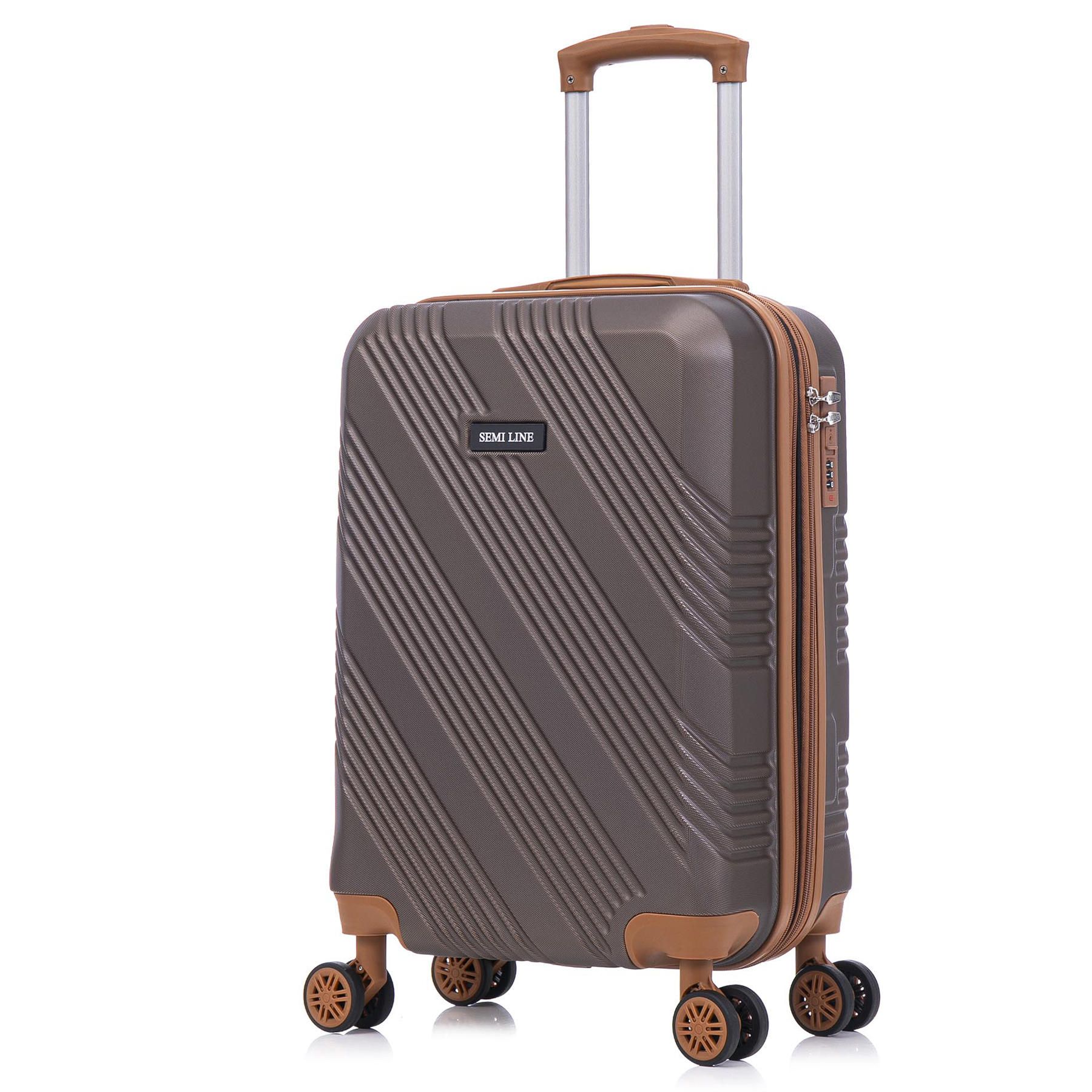 Валіза Semi Line 20" (S) Brown (T5850-1) Валіза Semi Line 20" (S) Brown (T5850-1)