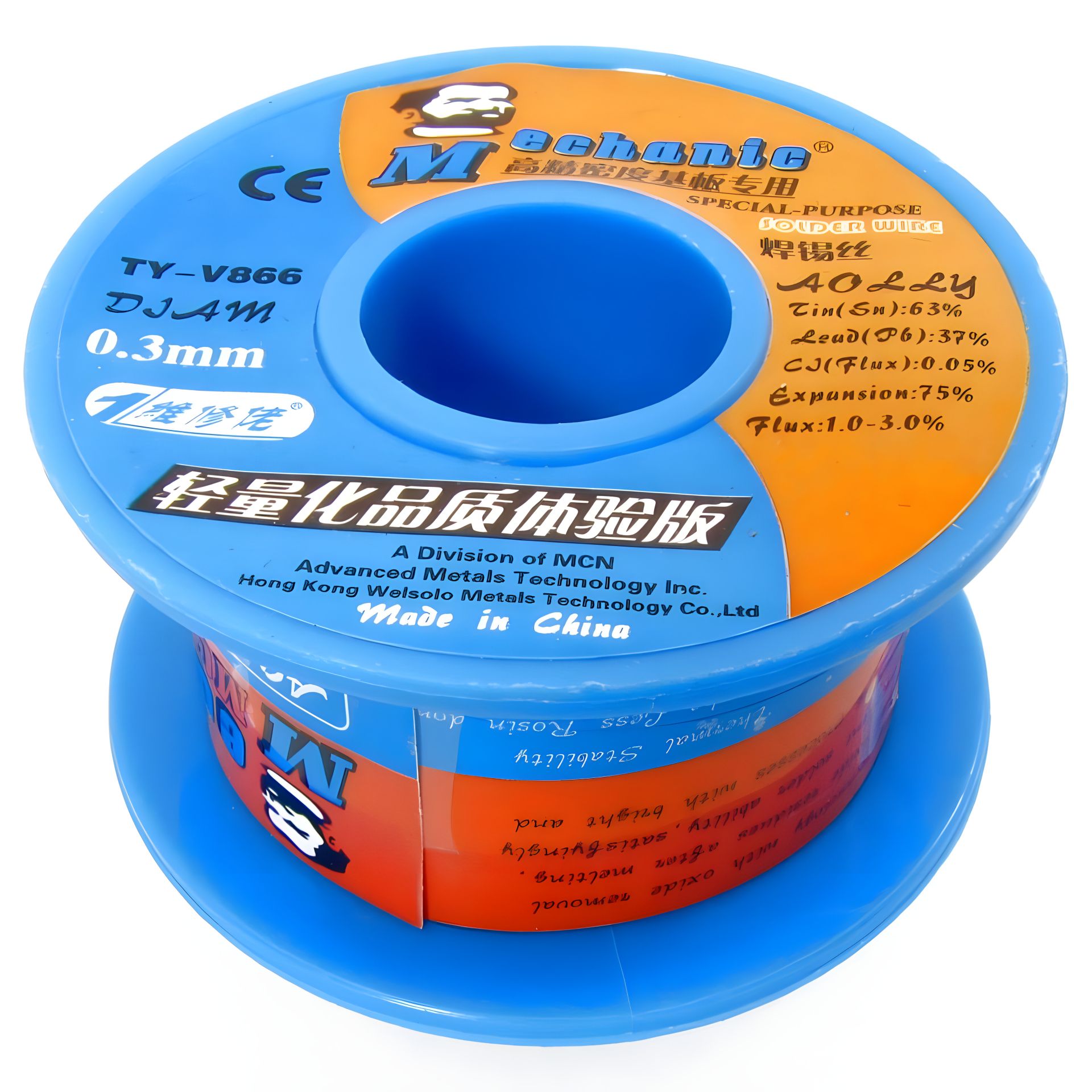 Mechanic припой TY-V866 40 гр, 0.3 мм, Sn 63%, Pb 37% Mechanic припой TY-V866 40 гр, 0.3 мм, Sn 63%, Pb 37%