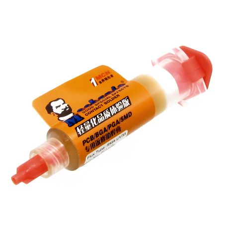 Флюс-паста Mechanic UV35 5 гр в шприце (без галогенов) Флюс-паста Mechanic UV35 5 гр в шприце (без галогенов)