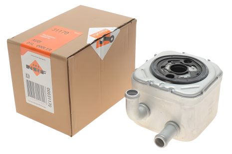 Олійний радіатор двигуна SKODA SUPERB, VW PASSAT, NRF (31170) Олійний радіатор двигуна SKODA SUPERB, VW PASSAT, NRF (31170)