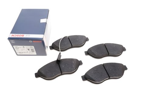 Комплект дисковых тормозных колодок FIAT DUCATO, PEUGEOT BOXER, BOSCH (0986494111)