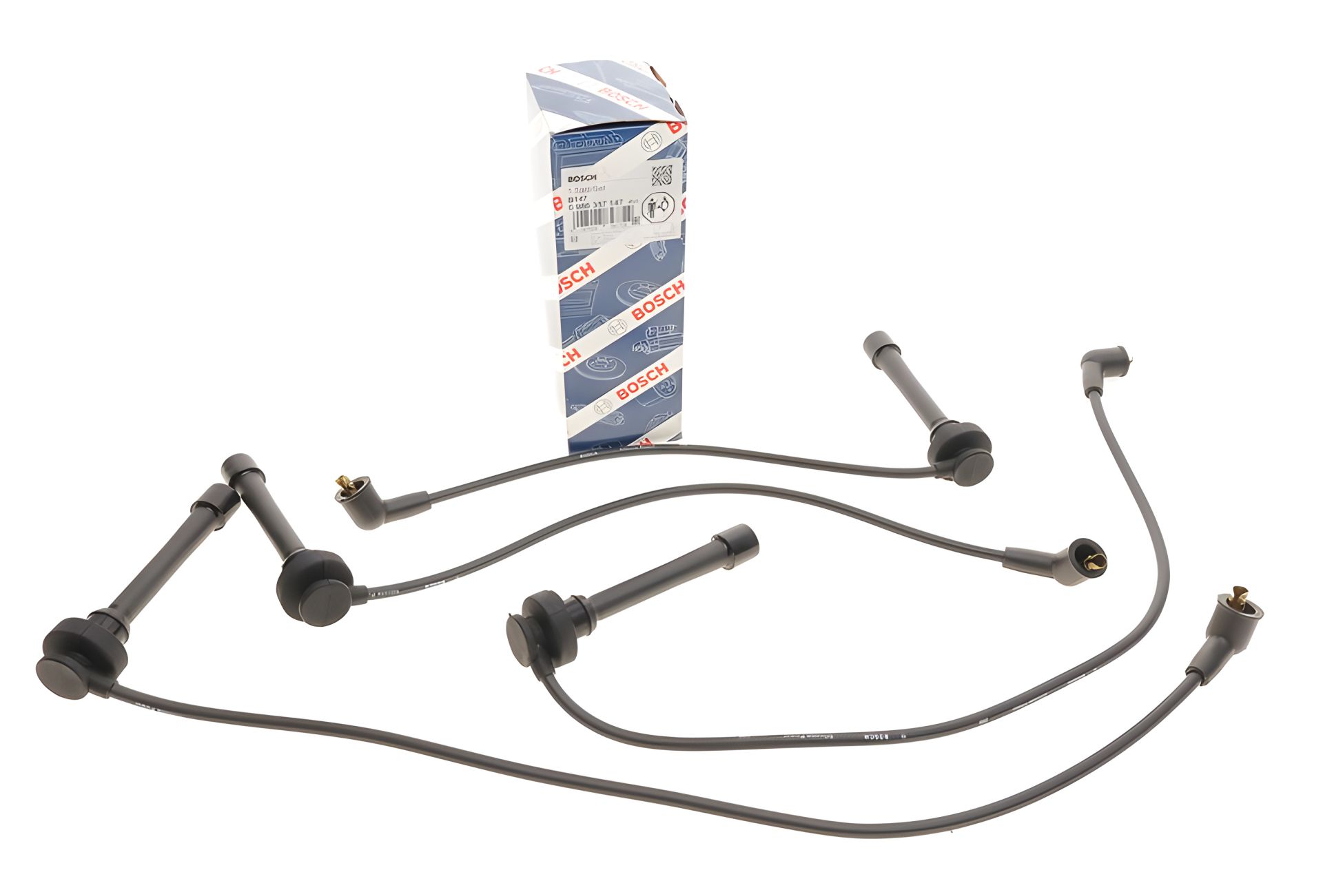 Комплект проводов зажигания PROTON PERSONA, MITSUBISHI SPACE, BOSCH (0986357147) улучшенной проводимости Комплект проводов зажигания PROTON PERSONA, MITSUBISHI SPACE, BOSCH (0986357147) улучшенной проводимости