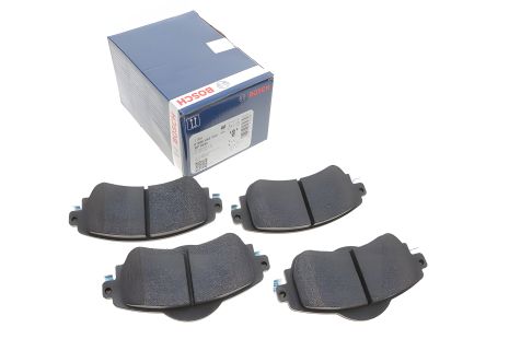 Комплект тормозных колодок, дисковый тормоз CITROËN C4, BOSCH (0986494690) (долговечный)