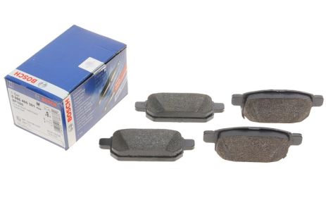 Комплект тормозных колодок, дисковый тормоз SUZUKI SWIFT, BOSCH (0986495301)