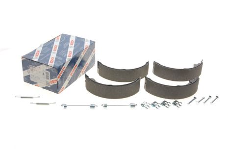 Комплект тормозных колодок, стояночный тормоз CITROËN JUMPER, PEUGEOT BOXER, BOSCH (0986487712)