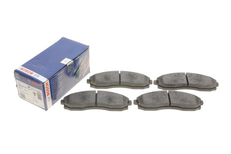 Комплект гальмівних колодок, дискове гальмо HYUNDAI LANTRA, MITSUBISHI L 200, BOSCH (0986424340)