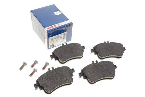 Комплект гальмівних колодок, дискове гальмо MERCEDES-BENZ A-CLASS, BOSCH (0986494663)