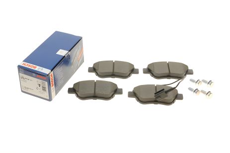 Комплект гальмівних колодок для дискових гальм PEUGEOT BIPPER, CITROËN NEMO, від BOSCH (0986424597)