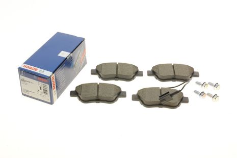 Комплект гальмівних колодок, дискове гальмо PEUGEOT BIPPER, CITROËN NEMO, BOSCH (0986424597)