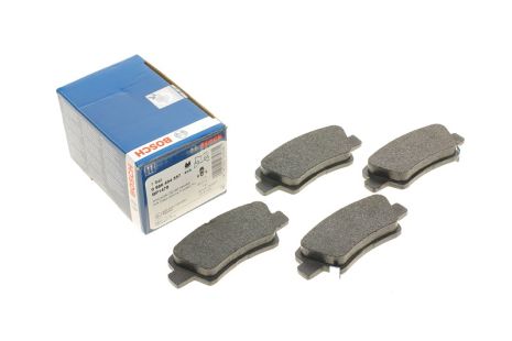 Комплект гальмівних колодок, дискове гальмо SSANGYONG XLV, KIA RIO, BOSCH (0986494557)