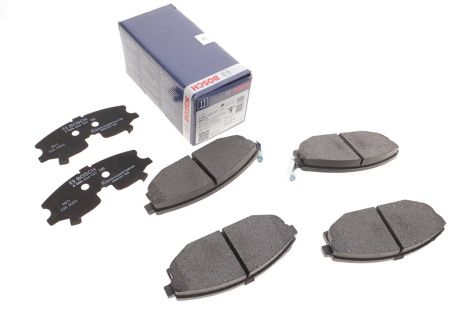 Комплект гальмівних колодок, дискове гальмо MITSUBISHI GALLOPER, HYUNDAI GALLOPER, BOSCH (0986424727)