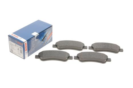 Комплект гальмівних колодок, дискове гальмо PEUGEOT BOXER, CITROËN JUMPER, BOSCH (0986495254)