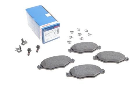 Комплект гальмівних колодок, дискове гальмо PEUGEOT 206, BOSCH (0986494039)
