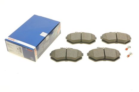 Комплект гальмівних колодок, дискове гальмо VW CORRADO, AUDI QUATTRO, BOSCH (0986466700)
